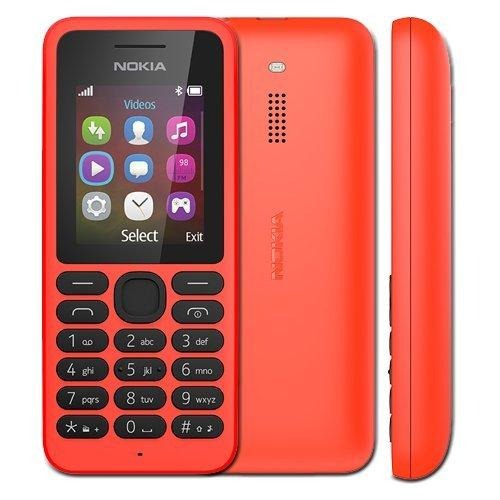 Nokia 130 Dual SIM Feature Phone – 1.8" Display, Long Battery Life (Red)